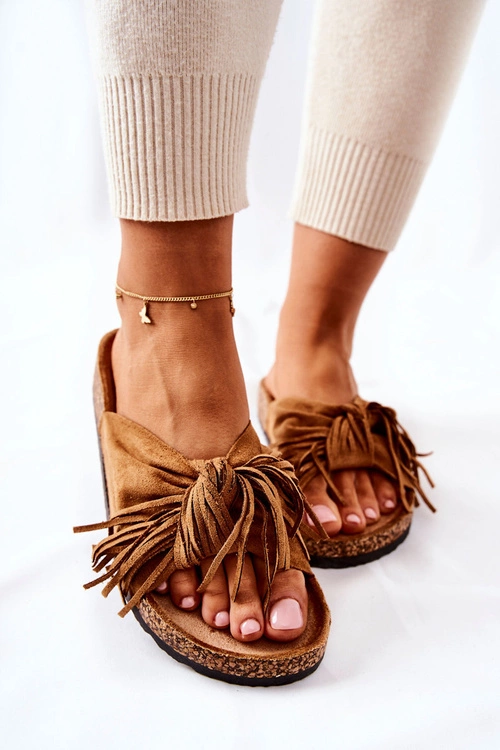 Klapki Na Korkowej Podeszwie Camel Taryne