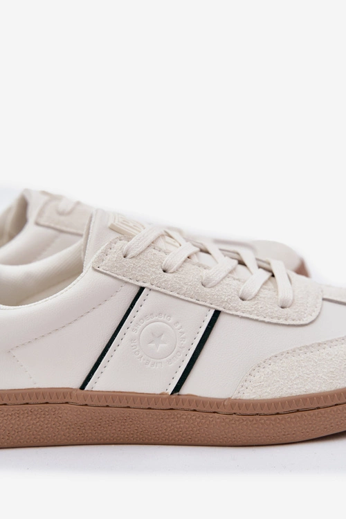 Niskie Sneakersy Męskie Big Star SS174078 Białe