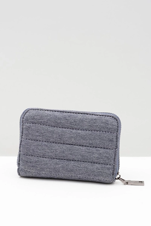 Mały Szary Damski Portfel Jeans DIANA&CO