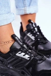 Sportowe Damskie Buty Sneakersy Big Star Czarne GG274981