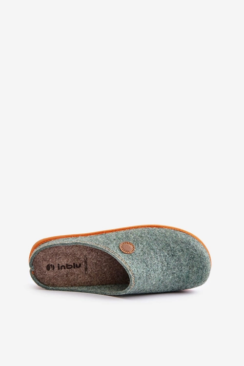 Obuwie Domowe Damskie Kapcie Inblu CS000039 Zielone