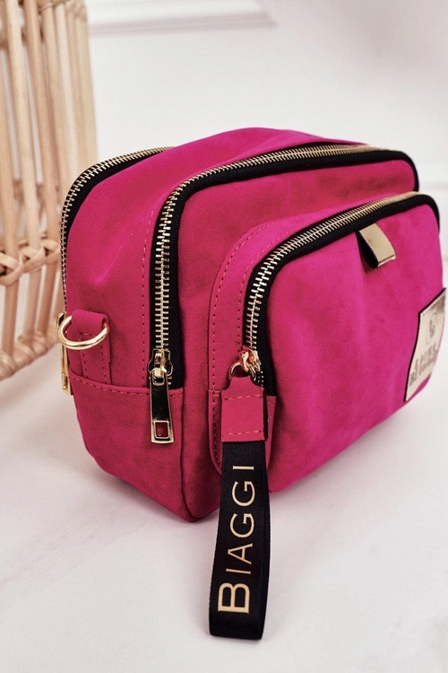 Torebka Listonoszka Kuferek LAURA BIAGGI Różowa