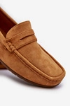 Męskie Zamszowe Mokasyny Camel Wesley