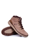Męskie Trzewiki Skórzane Trekkingi Big Star Brązowe GG174492