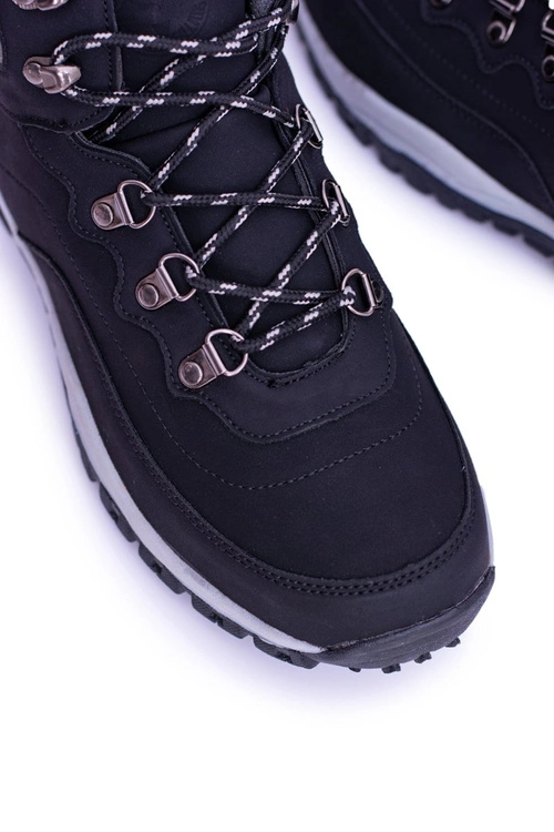 Ciepłe Męskie Czarne Buty Trekkingowe Smith's Duran