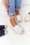 Espadryle Na Plecionej Podeszwie Big Star HH274493 Białe