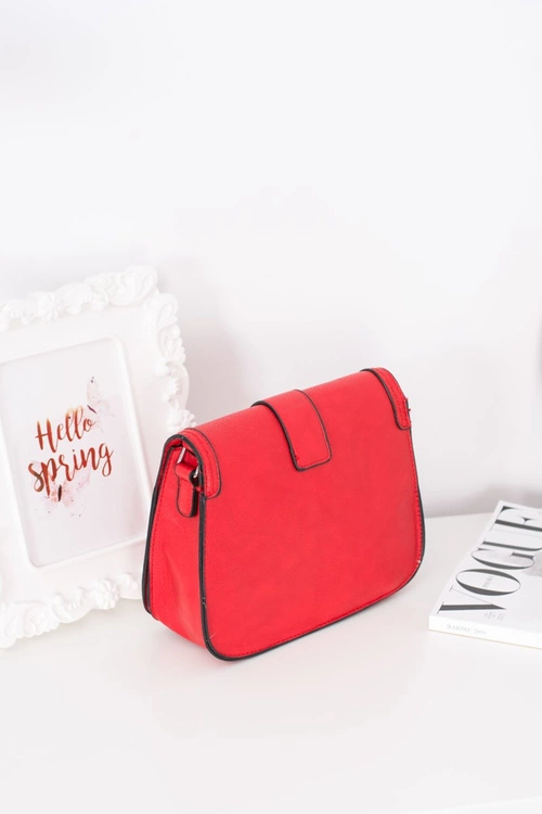 Damska Czerwona Elegancka Listonoszka