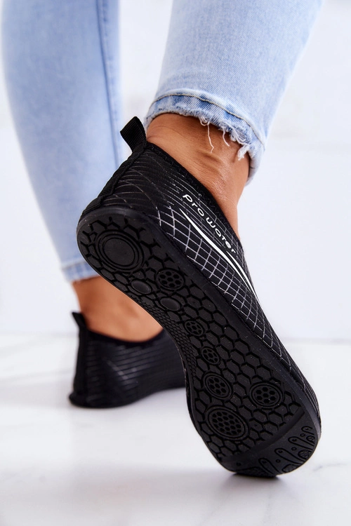 Buty Sportowe Damskie Do Wody ProWater 22-4-013L Czarne