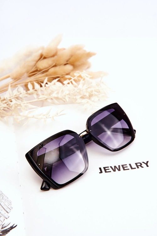 Damskie Okulary Przeciwsłoneczne UV400 Prius V237 Czarne