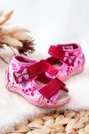 Sandałki Befado Na Rzep 342P021 Różowe