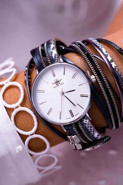 Damski Zegarek Michael John Owijany Szary Lanell