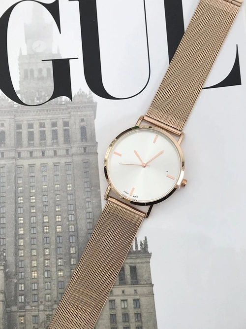 Damski Zegarek Michael John Lyssa Złota Bransoleta / Srebrna Tarcza