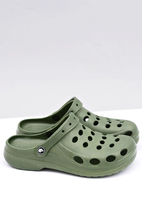 Męskie Klapki Sandały Do Ogrodu Basen Zielone