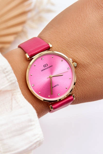 Damski Skórzany Zegarek Giorgio&Dario Fuksja