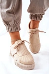 Damskie Sportowe Buty Sneakersy Beżowe Dreams