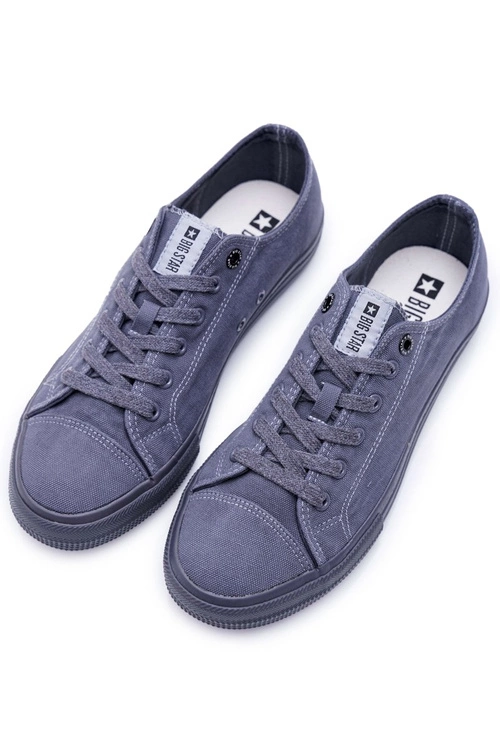 Trampki Męskie Big Star Szare FF174335