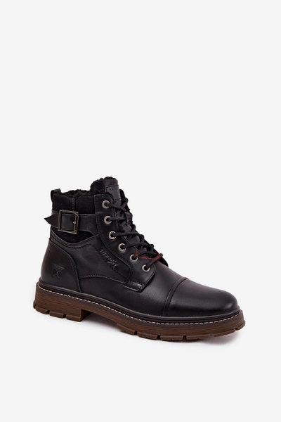 Buty Zimowe Męskie Wrangler 20253035.11A Ciemnobrązowe