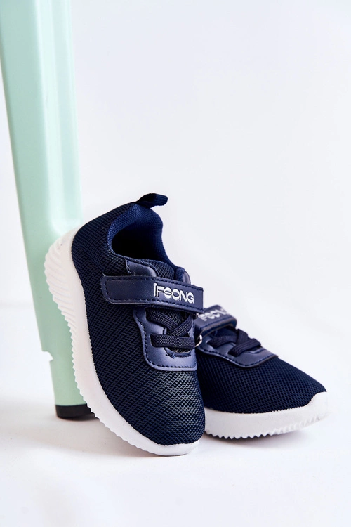Dziecięce Buty Sportowe Na Rzep Niebieskie Lexy