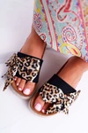 Klapki Damskie Vices Czarne Leopard 6275