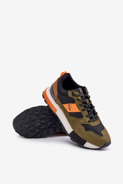 Ocieplane Sneakersy Męskie Lee Cooper LCJ-24-03-3007 Zielone