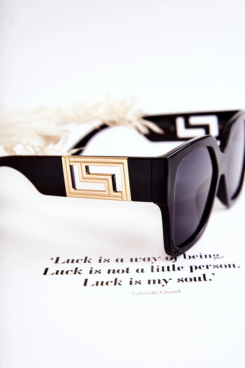 Damskie Modne Okulary Przeciwsłoneczne V120045 Czarne