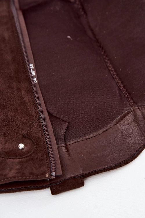 Damskie Kozaki Kowbojki Ze Zdobieniem Na Słupku Czekoladowe Darella