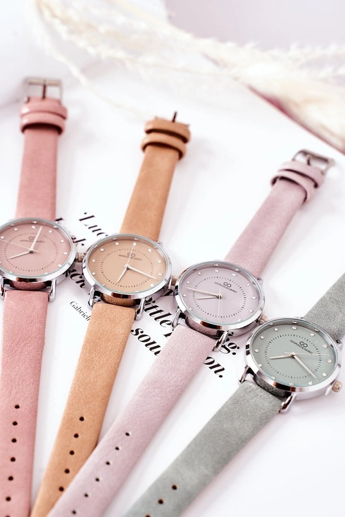 Zegarek Na Skórzanym Pasku Giorgio&Dario Miętowy