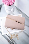 Damska Różowa Torebka Wieczorowa Brokat