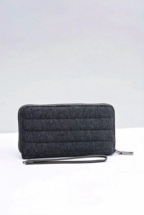 Duży Szary Damski Portfel DIANA&CO