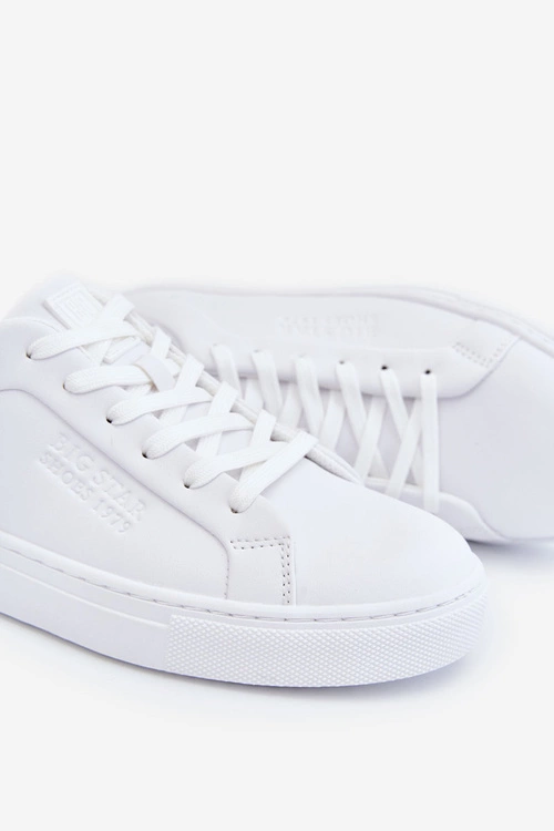 Męskie Buty Sportowe Memory Foam Big Star LL174193 Białe