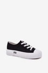 Trampki Damskie Na Platformie LEE ISLA C WOMEN LOW 50251001 Czarne