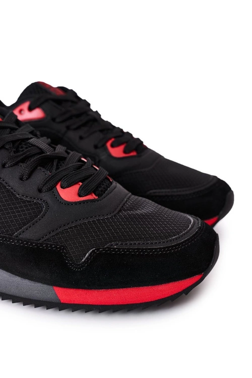 Męskie Sportowe Buty Memory Foam Big Star HH174241 Czarne