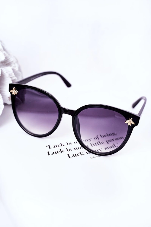 Okulary Przeciwsłoneczne Z Muchą Czarne Ombre