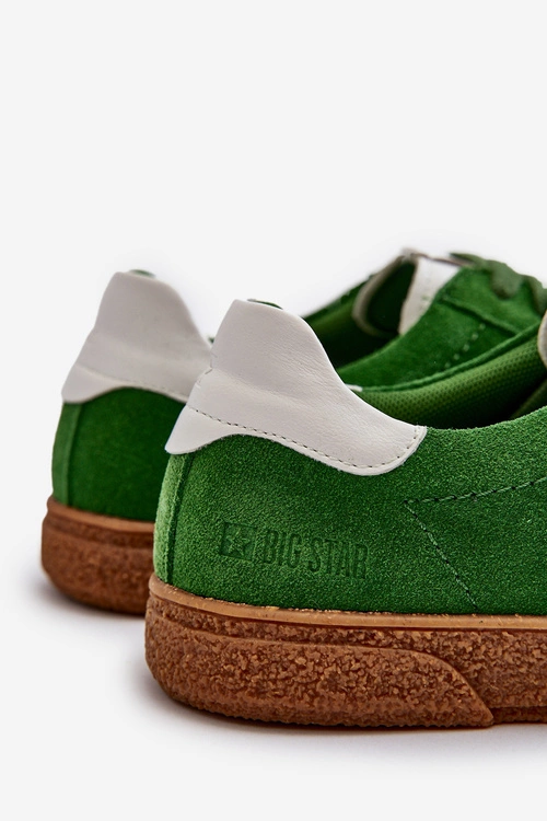 Trampki Męskie Zamszowe Big Star NN174188 Zielone