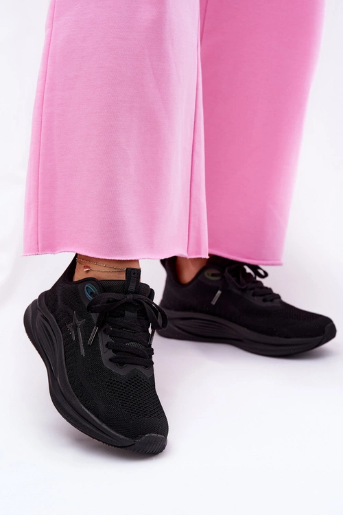 Buty Sportowe Sneakersy Damskie Big Star RR274A144 HI-POLY SYSTEM Czarne