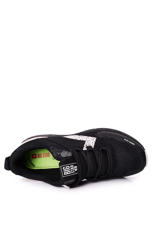 Męskie Sportowe Buty Memory Foam Big Star HH174236 Czarne