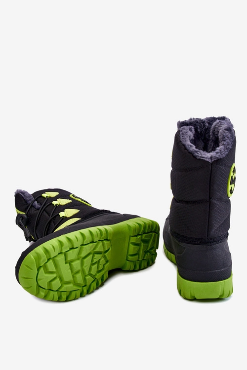 Dziecięce Ocieplane Śniegowce Lee Cooper LCJ-21-44-0519 Czarne