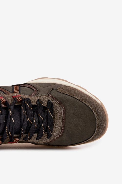 Buty Trekkingowe Męskie WRANGLER WEST MEN MID 20253027 Ciemnozielone