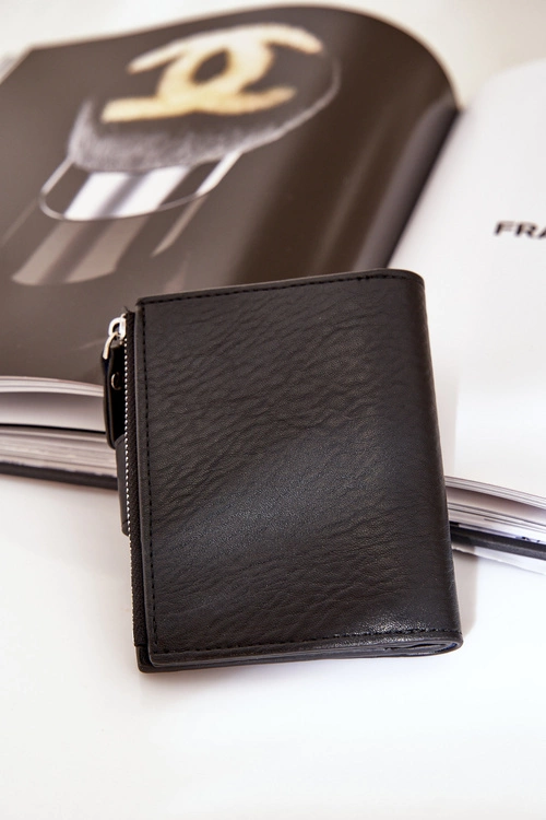 Portfel Damski Eko Skórzany Czarny Jezorea