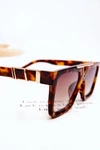 Damskie Okulary Przeciwsłoneczne V130037 Leopard Brązowe