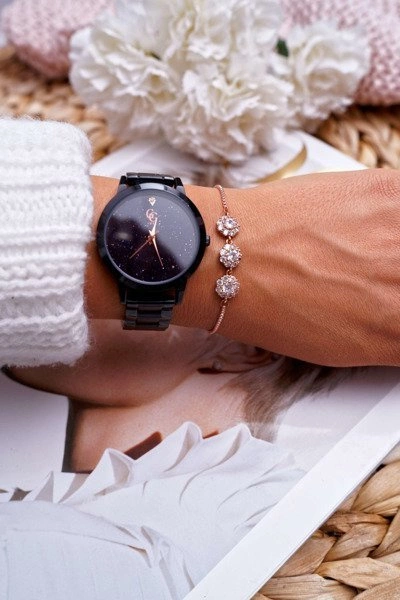 Damska Bransoleta Na Łańcuszku Różowe Złoto Ferrin