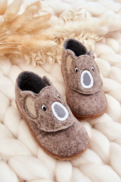 Dziecięce Papcie Befado Koala 620P002 Beżowe