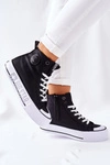 Wysokie Trampki Na Platformie Big Star II274012 Czarne