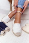 Espadryle Na Plecionej Podeszwie Big Star HH274493 Białe