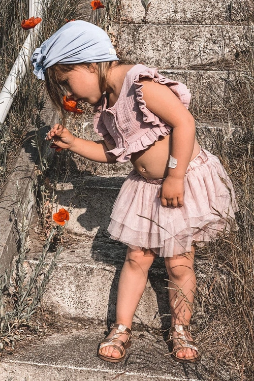 Dziecięce Sandały Z Brokatem Złote Batilda