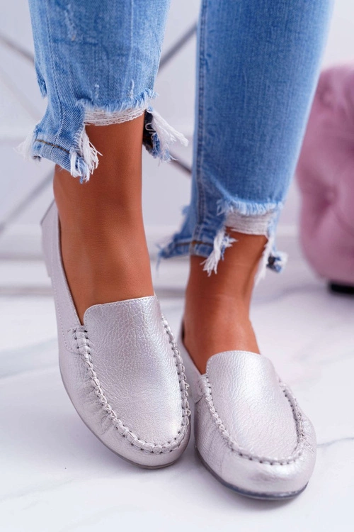 Mokasyny Damskie Sergio Leone Różowa Perła Winted