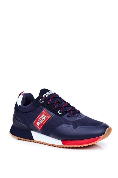 Sportowe Męskie Buty Big Star Granatowe GG174182