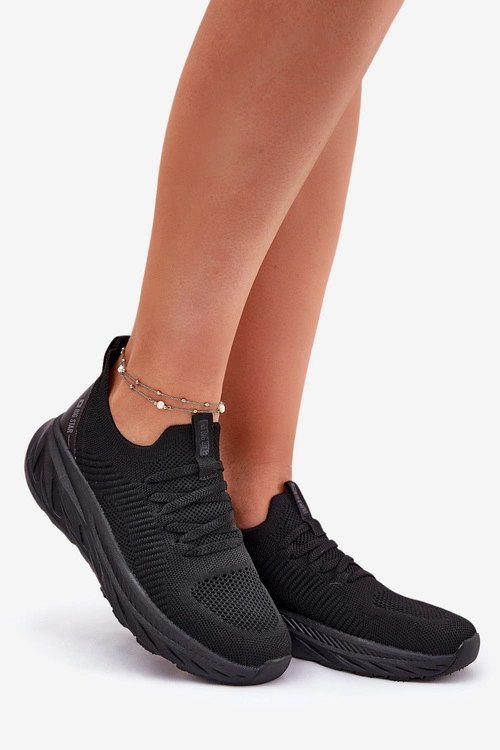 Wsuwane Lekkie Buty Sportowe Damskie Big Star RR274A132 HI-POLY SYSTEM Czarne