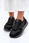 Skórzane Sneakersy Damskie Big Star OO274529 HI-POLY SYSTEM Czarne