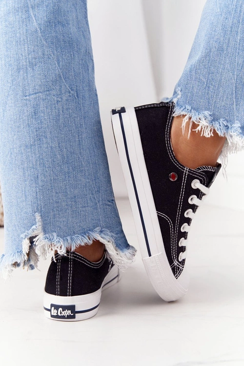 Damskie Trampki Lee Cooper LCW-21-31-0097L Czarne